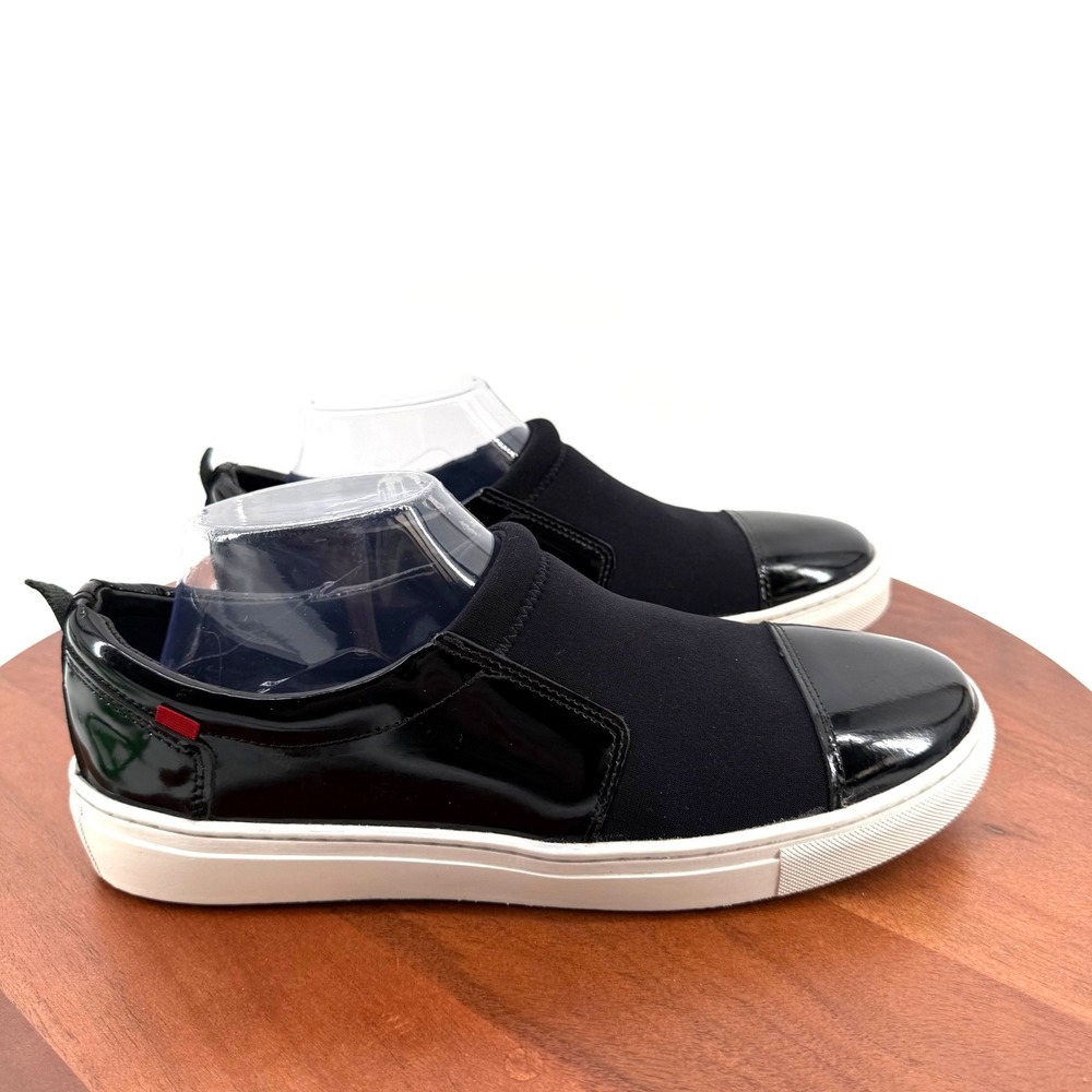 Marc Joseph NY W07723BP Slip On Sneaker Black Patent Leather Women 9.5